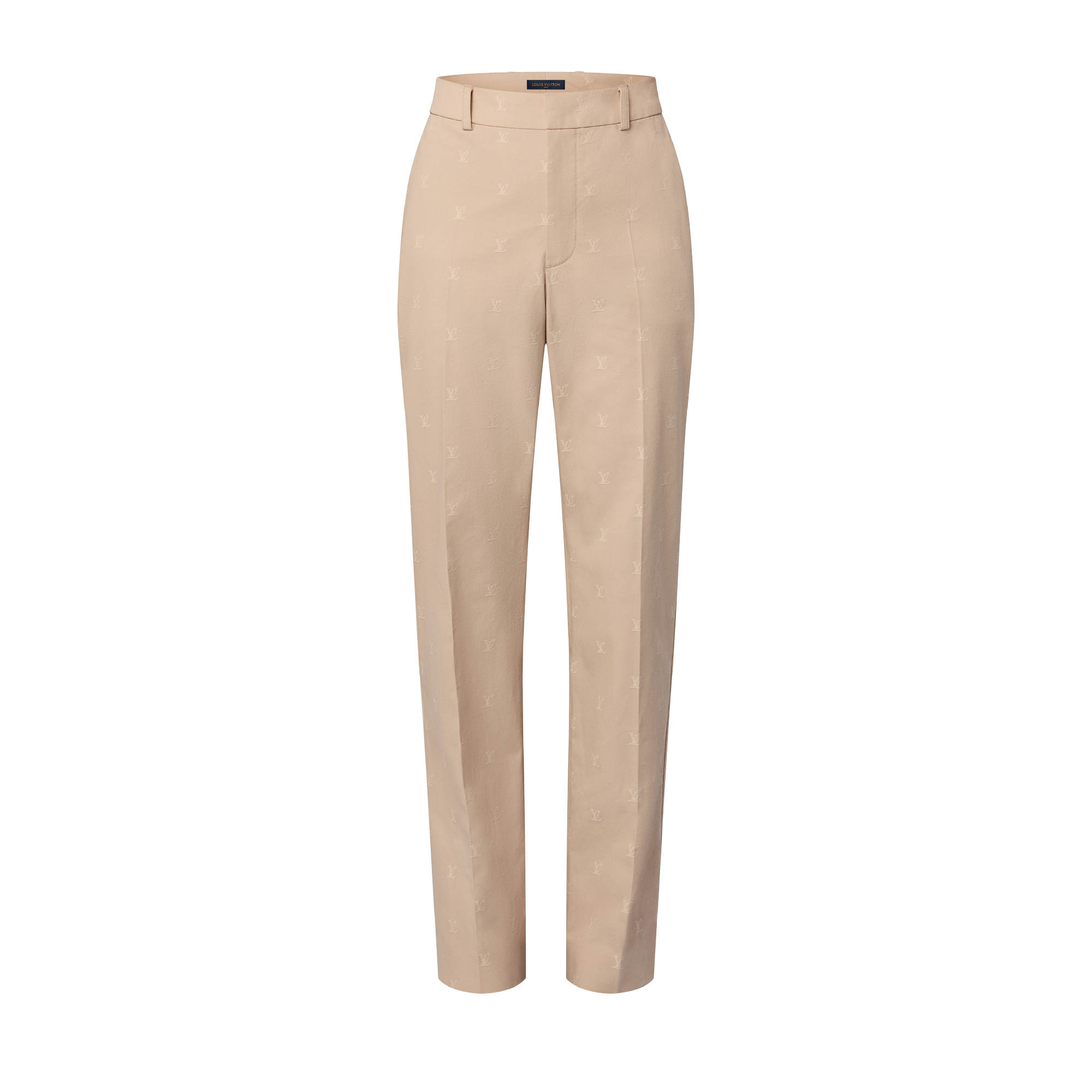 LV Blason Cotton Jacquard Chino Pants - Ready-to-Wear | Louis
